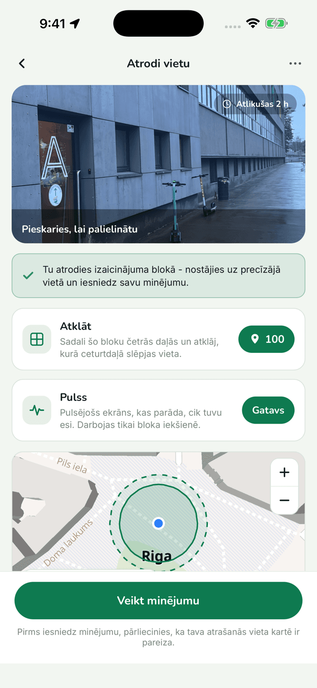 Pindela — atrodi precīzo vietu un iesniedz minējumu